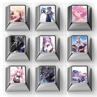 二次元崩坏星穹铁道锌合金金属键帽单个Tab键盘回车原厂R4夜魔