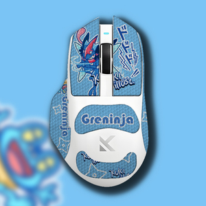 诗图鲨迈从G7鼠标贴防滑贴黑白印花初号机防滑吸汗贴纸个性掌心贴