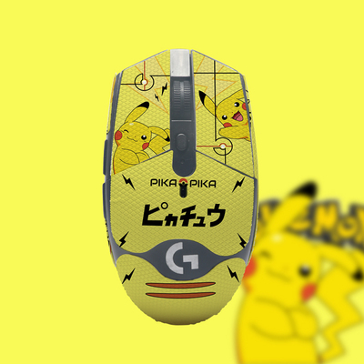 诗图鲨防滑贴适用罗技G304鼠标贴防滑贴纸吸汗宝可梦动漫二次元图