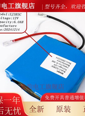 电梯电动松闸装置Snga锂电池SJ2B3C/SJ3B3C 12V6/4.0AH无机房电池
