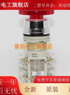 台湾TEND天得T2IKR2R-1C/R7R-1C带灯自锁紧急刹车按钮开关220V24V