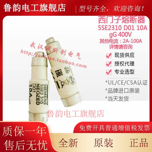 德国西门子熔断器 5SE2310/5SE2 310 D01 400V/250V 10A 保险丝