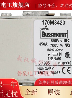 Bussmann 170M3417-3418-3419 315A 350A 400A 690V 汽车保险丝