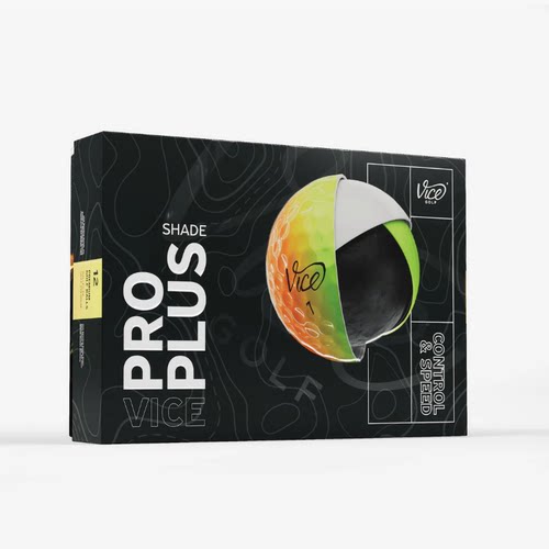 VICE Pro Plus高尔夫球新款Golf比赛级专业导向线礼盒装美国代购