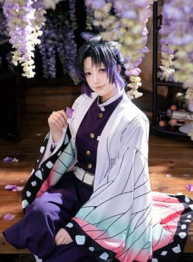 鬼灭之刃香奈惠紫色蝴蝶忍香奈惠鬼杀花柱cos服祢豆子蝴蝶忍cos服