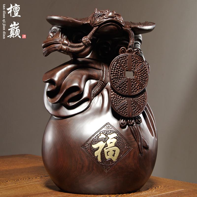 蝙蝠铜钱寓意家居客厅工艺礼品