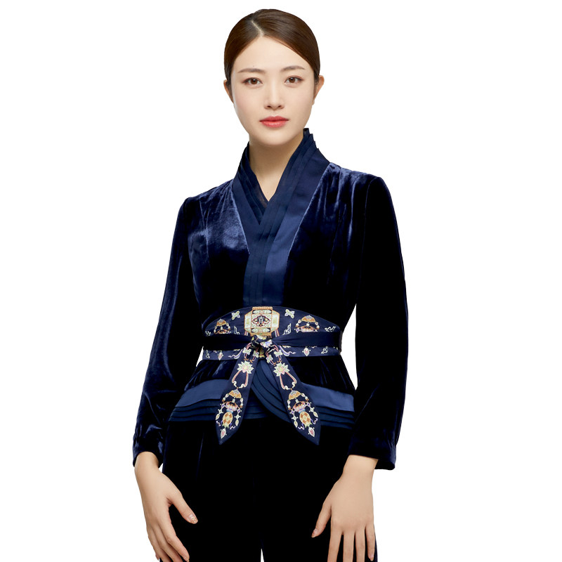 女装礼服吉祥斋桑蚕丝图片