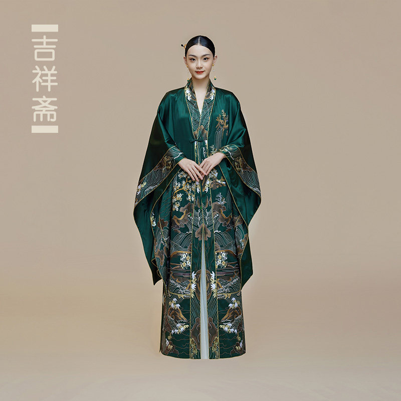 吉祥斋2022桑蚕丝蓬莱仙阁外套