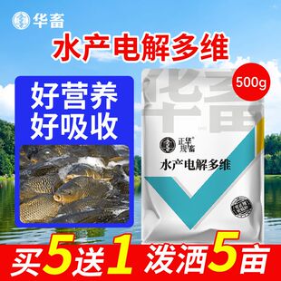 华畜水产多维鱼虾蟹蛙养殖电解多维水产微量元素诱食促长提高免疫