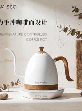 Brewista智能控温手冲咖啡壶家用不锈钢长嘴电热水泡茶温控b壶Pro