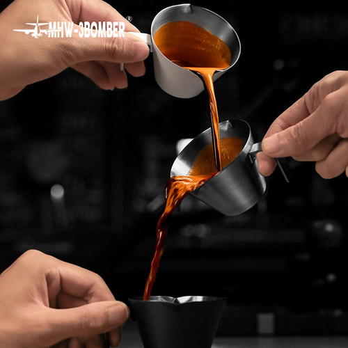轰炸机不锈钢浓缩咖啡量杯