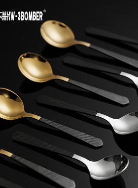 MHW-3BOMBER轰炸机咖啡师杯测勺 SCA专业咖啡搅拌勺304不锈钢电镀
