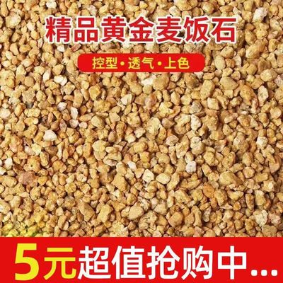 园艺盆栽养花黄金软麦饭石铺拌石