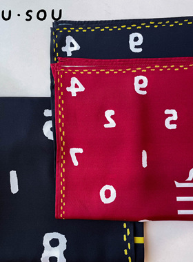 SOU・SOU上海2025特展特别款方巾 SO-SU-U十数 #54530