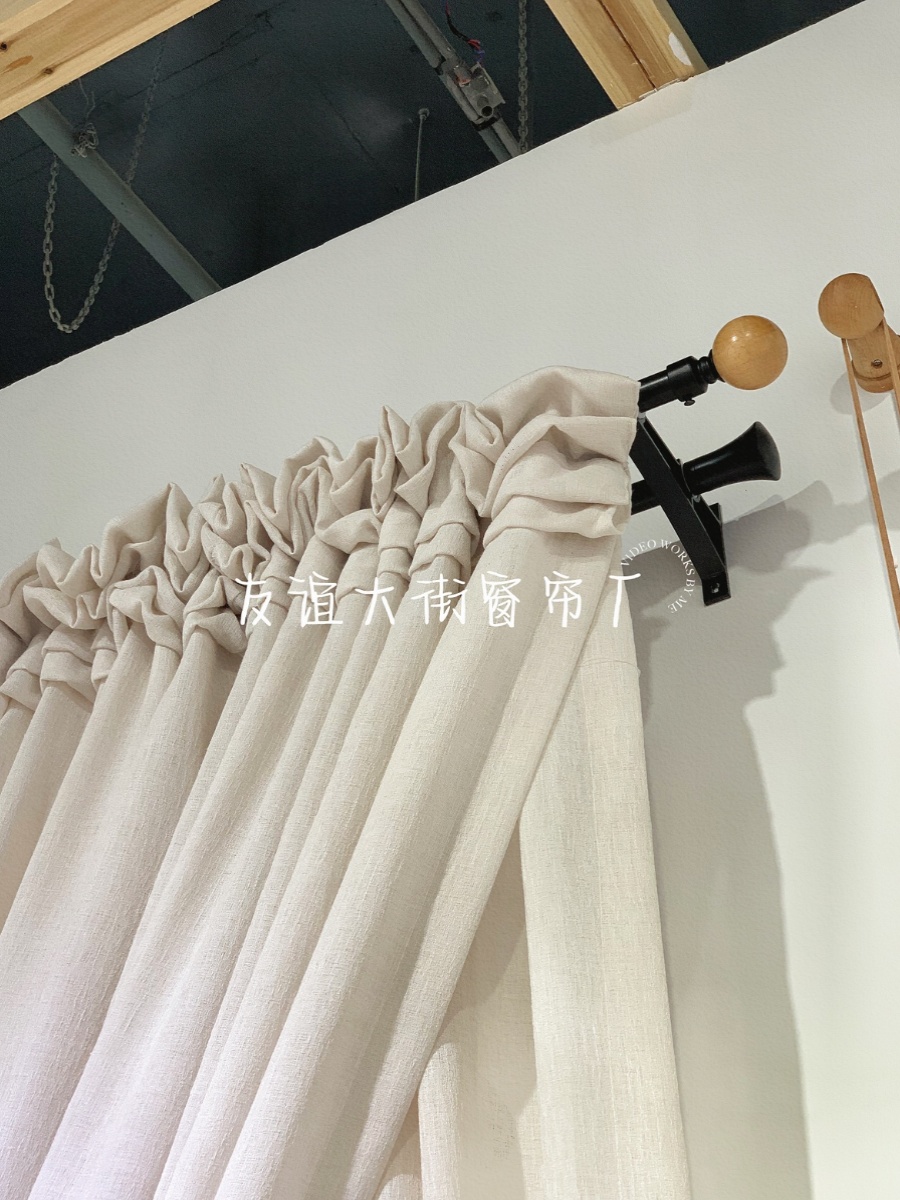 法式美式中古现代窗帘别墅定制