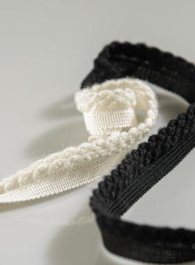 友谊大街COCO小姐琨绳花边抱枕桌旗窗帘金色白色黄色花边