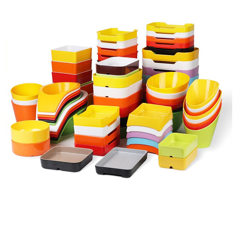 密胺烤肉餐具串串香火锅盘子彩色