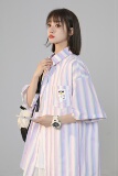 XZ-230-1CS218中性风高品质扎染渐变水墨全棉休闲短袖衬衫P48控68，男装T恤，星座230-1
