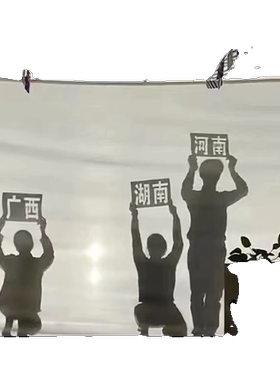 影子舞幕布白色背景布拍