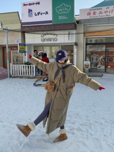 一只西由XIYO大棉被2.0新国标90白鸭绒立领长款过膝羽绒服外套女