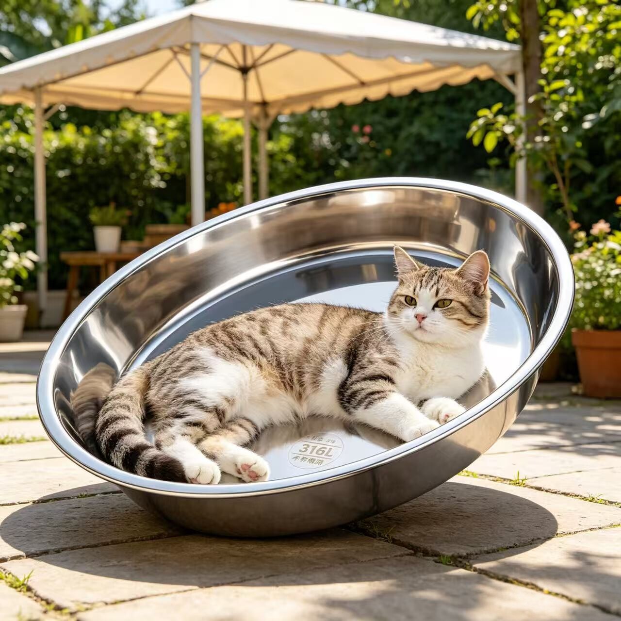 夏季不锈钢猫窝防撕咬降温便携