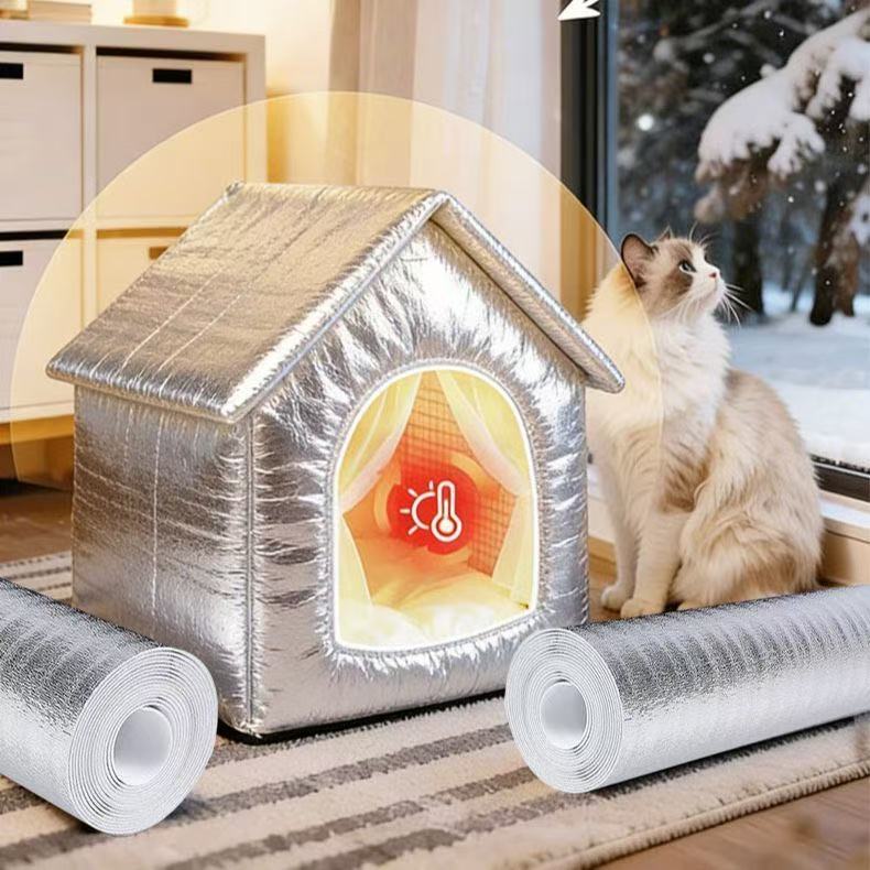 冬季加厚保暖棉质猫狗窝室外挡风