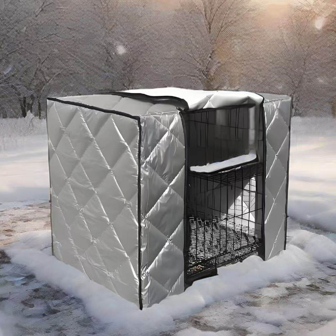 冬季室外宠物狗笼保暖防风雪罩