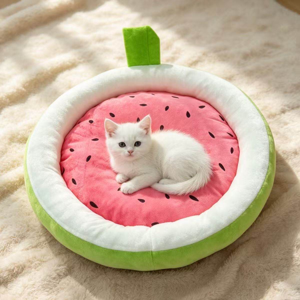 冬季加厚保暖毛绒猫窝