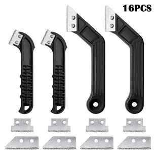 16件缝隙清洁工具套装斜角刮耙弯角刮刀边缘墙地缝残留物整理定制