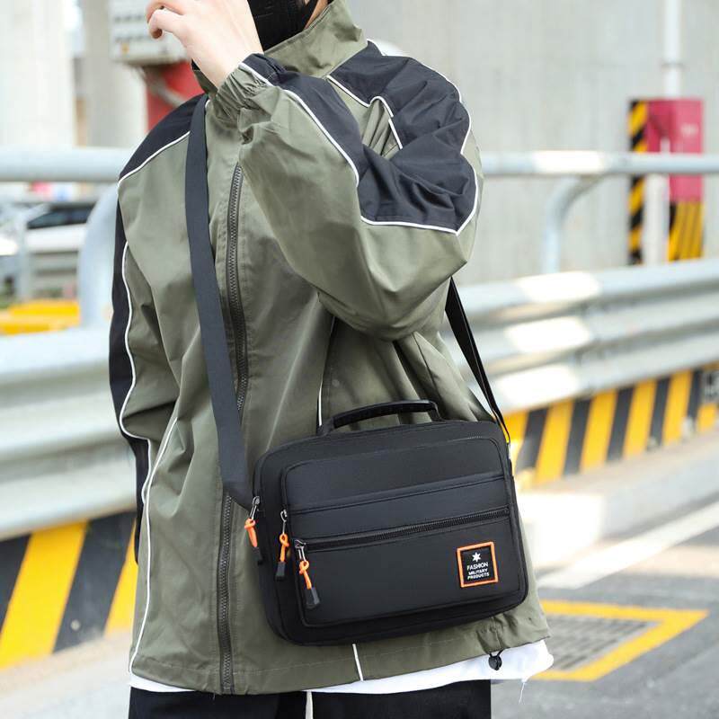 2023 NEW CROSSBODY BAG STALLS MENS BAG CASUAL HANDBAG SIMPLE KOREAN STYLE SIMPLE MENS VERSATILE OXFORD CLOTH BAG