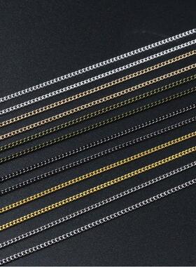 现货135sf加密链细小链条 吊坠饰品配链手链项链单扣加密5米/10米