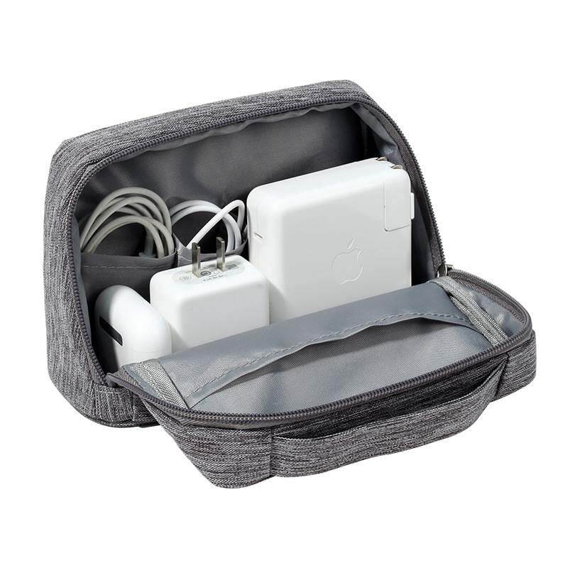 NEW PORTABLE CLUTCH TRAVEL MULTI-FUNCTIONAL COSMETICS STORAGE BAG WATERPROOF DATA CABLE STORAGE BAG