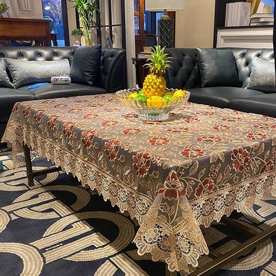 高端桌布奢华餐桌布餐桌台布高档大花边蕾丝高级感轻奢2025年新款