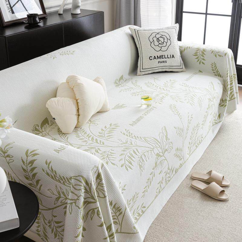 夏季沙发垫轻奢高级感法式奶油风夏天凉感沙发盖布套罩全盖巾定制