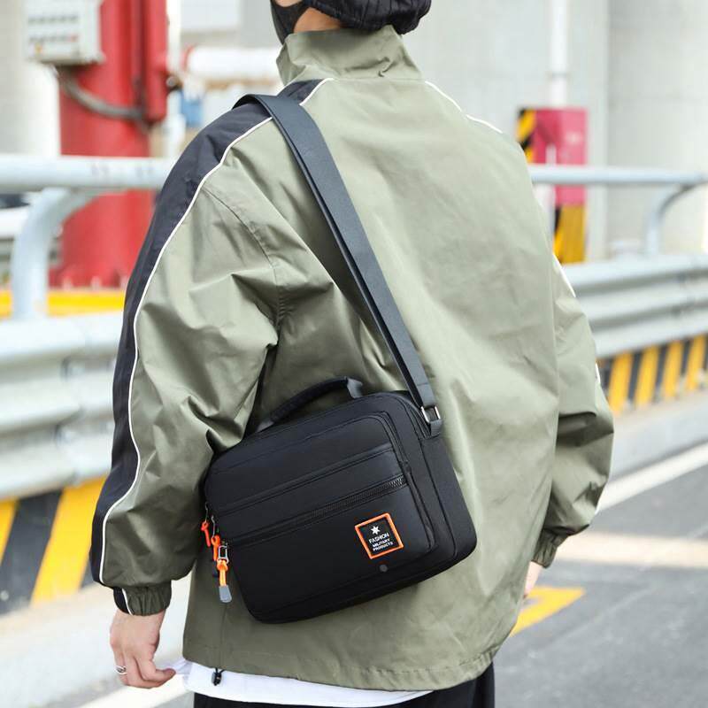 2023 NEW CROSSBODY BAG STALLS MENS BAG CASUAL HANDBAG SIMPLE KOREAN STYLE SIMPLE MENS VERSATILE OXFORD CLOTH BAG