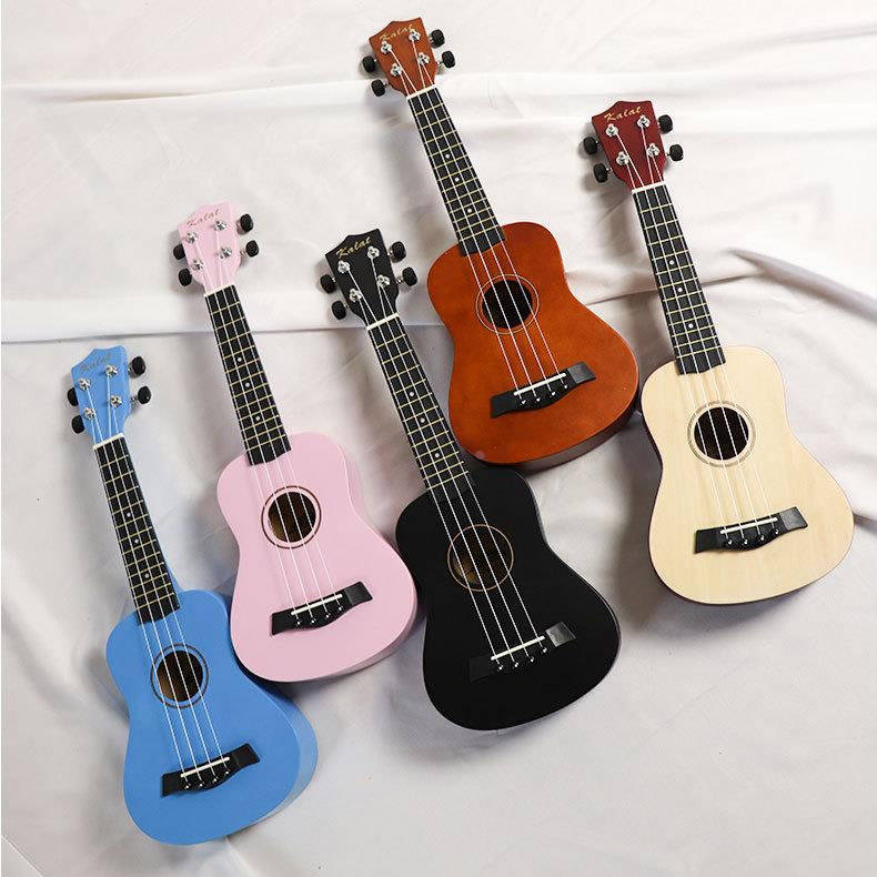 21寸尤克里里 六一礼物ukulele儿童四弦小吉他彩色乌克丽丽定制
