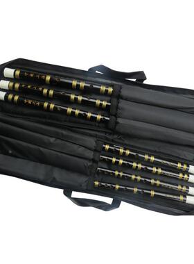 877黑色套笛套笛 七支装竹笛 七音笛子 CDEF G 小A调 小降B调笛子