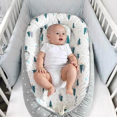 便携式婴儿床中床可拆洗宝宝睡觉小床新生儿仿生床婴儿窝睡垫