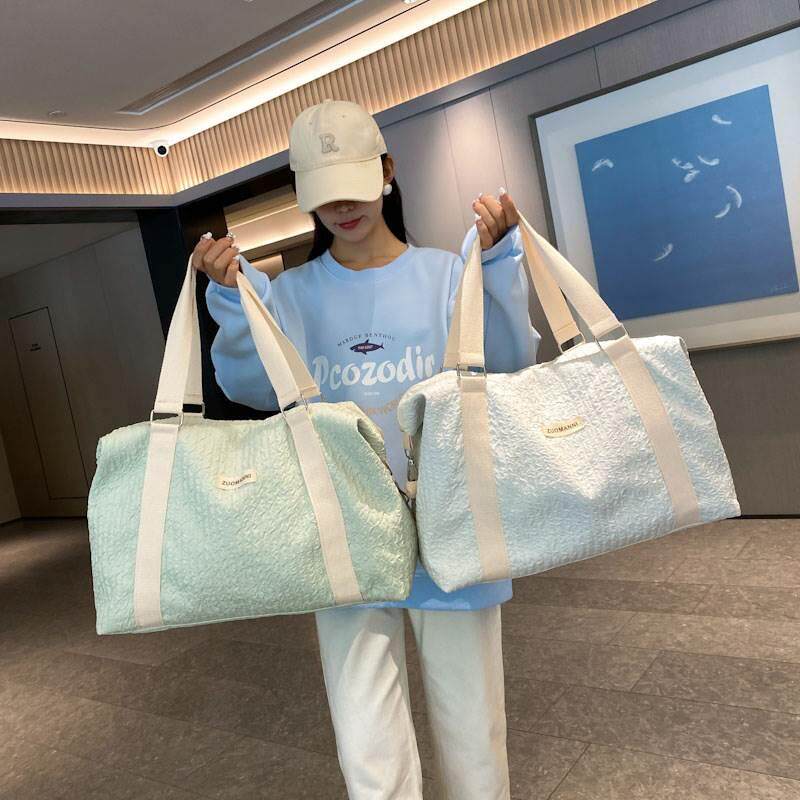 새로운 피트니스 가방 습식 및 건식 분리 요가 가방 옥스포드 천 수영 가방 수하물 가방 대용량 단거리 여행 가방