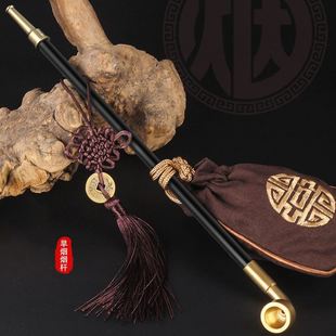 复古式烟杆传统男士长烟斗旱烟杆烟袋锅烟枪烟丝老年人