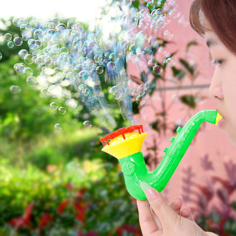萨克斯儿童吹泡泡 新款多头乐器泡泡枪 喇叭泡泡水 地摊玩具定制