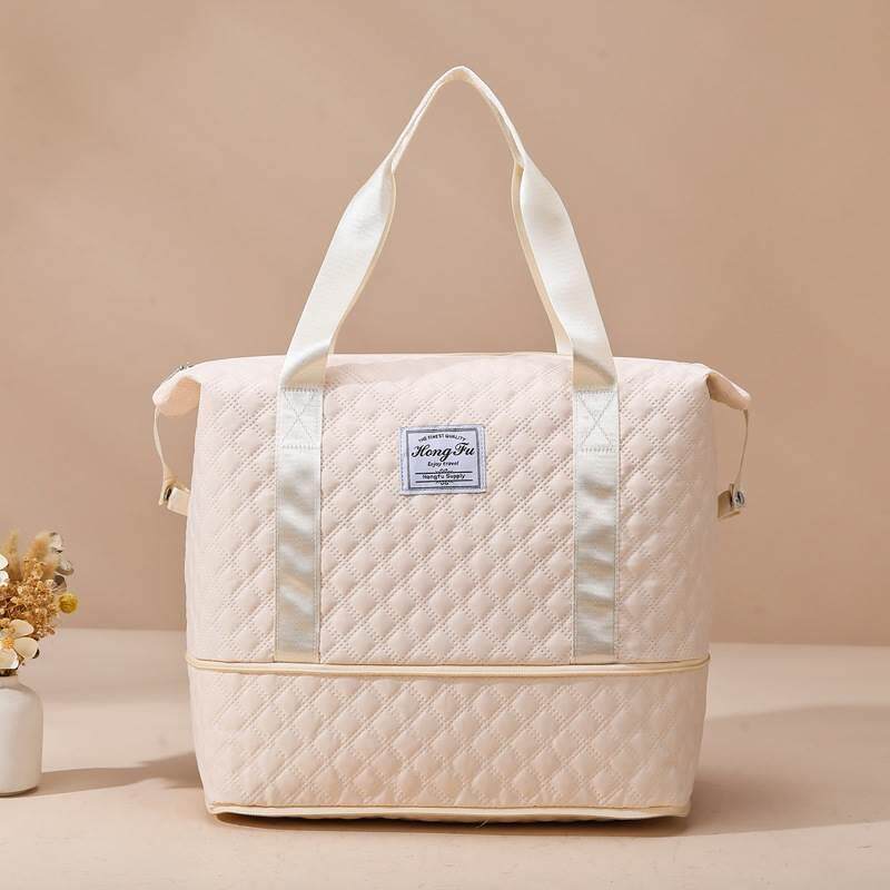 EMBROIDERY THREAD LARGE CAPACITY WET AND DRY SEPARATION WAITING FOR PRODUCTION SHOULDER STORAGE FITNESS SPORTS DUFFEL BAG TRAVEL BAG TIDE STYLE