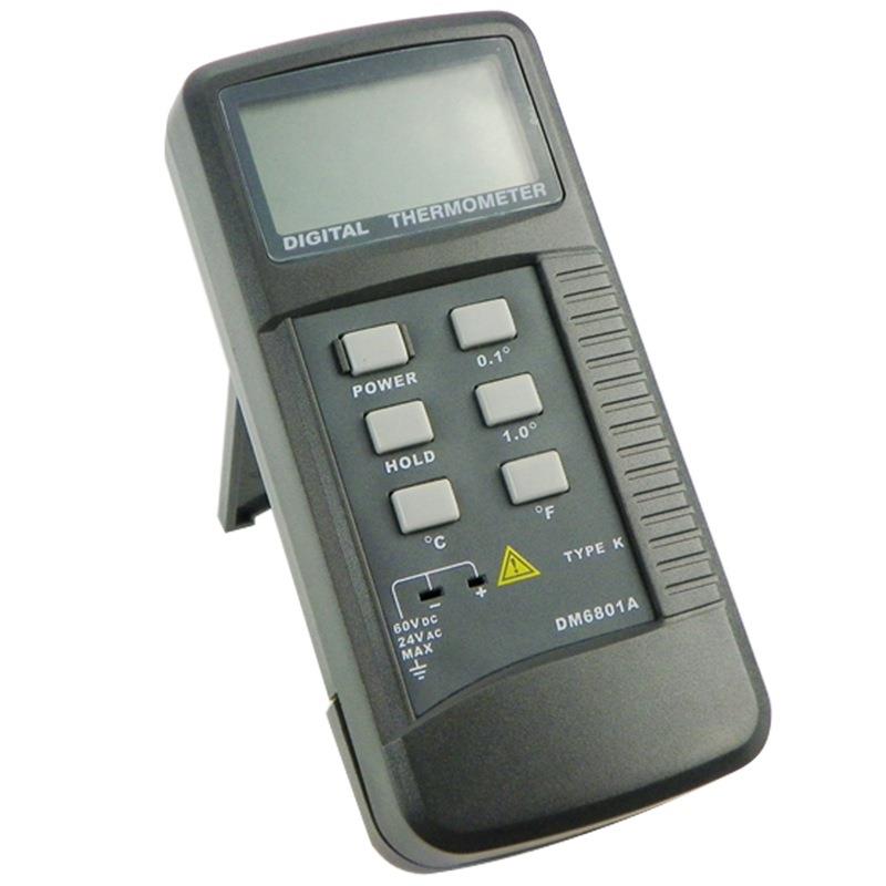 DM6801A数字温度计接触式温度表测温仪器数显单通道测温表定制