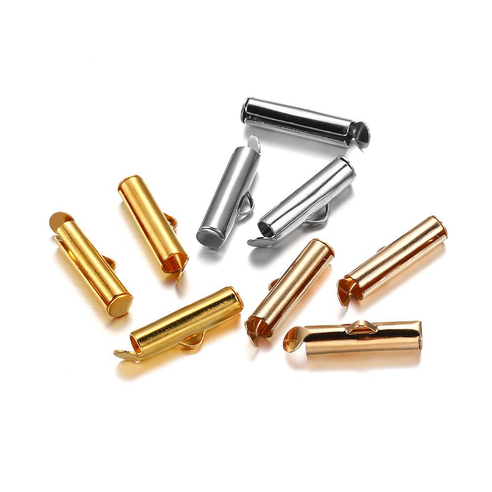 diy饰品配件10-40mm单槽滑轨筒