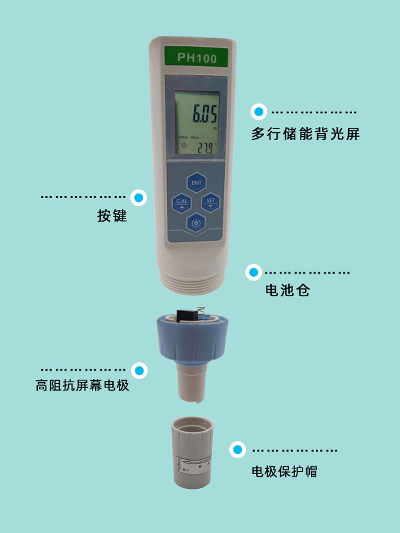 包子团老馒头笔类PH值面浆面米检测面包PH计酸碱度测试仪肉ORP