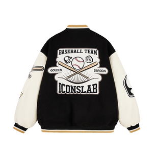 【王艺瑾同款】ics丨iconslab黄金大联盟重磅复古夹克情侣外套秋