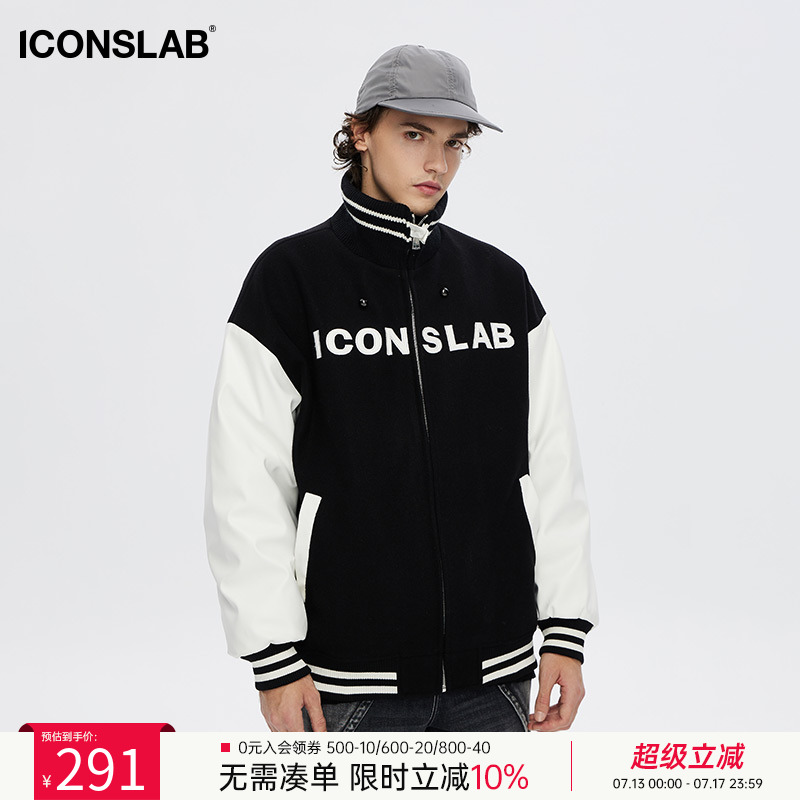 毛线翻领基础logo棒球服