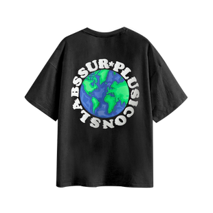 【曹曦月同款】ics丨iconslab涂鸦地球短袖印花情侣潮牌T恤男女夏