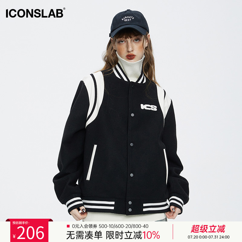 美式复古皮夹克Iconslab