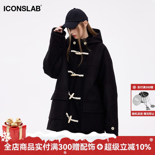 宽松毛呢外套Iconslab冬季